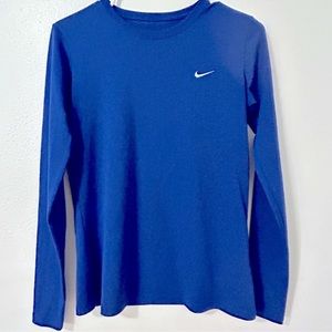 Nike Dry Fit Long Sleeve Workout Tee Sz S
